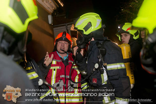 20171222 Brand in einem Reihenwohnhaus in Tribuswinkel  Foto:  Stefan Schneider BFK BADEN