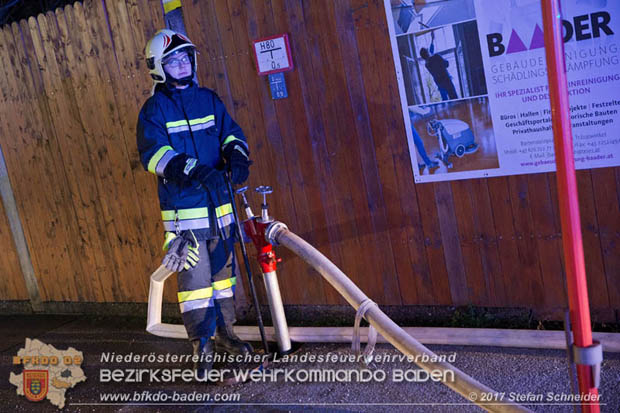 20171222 Brand in einem Reihenwohnhaus in Tribuswinkel  Foto:  Stefan Schneider BFK BADEN