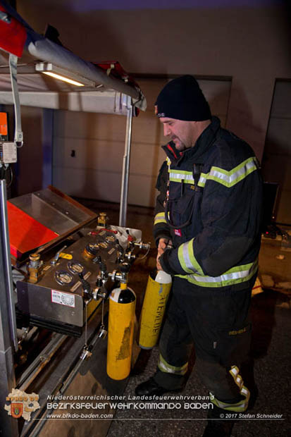 20171222 Brand in einem Reihenwohnhaus in Tribuswinkel  Foto:  Stefan Schneider BFK BADEN