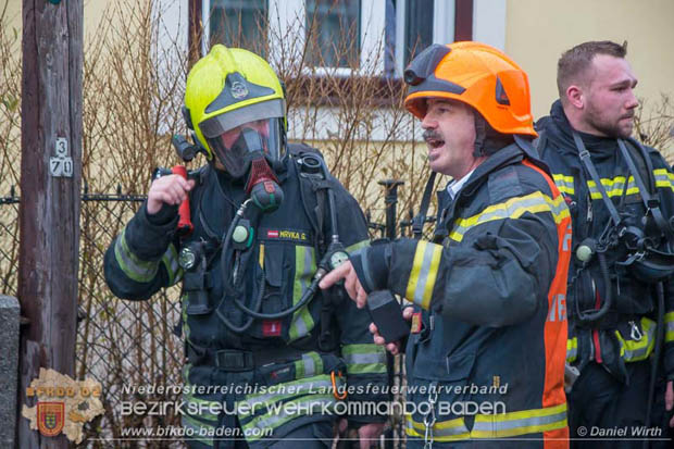 20180216 Brand in Wohnhaus in der Stadt Baden Ortsteil Leesdorf fordert ein Todesopfer  Foto:  Daniel Wirth BFK Baden