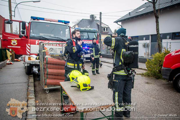 20180216 Brand in Wohnhaus in der Stadt Baden Ortsteil Leesdorf fordert ein Todesopfer  Foto:  Daniel Wirth BFK Baden