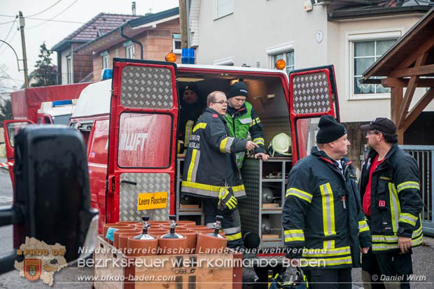 20180216 Brand in Wohnhaus in der Stadt Baden Ortsteil Leesdorf fordert ein Todesopfer  Foto:  Daniel Wirth BFK Baden