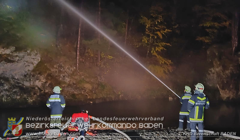 20211028 KHD Einsatz Waldbrand Hirschwang an der Rax Bezirk Neunkirchen  Foto: Alexander Richter