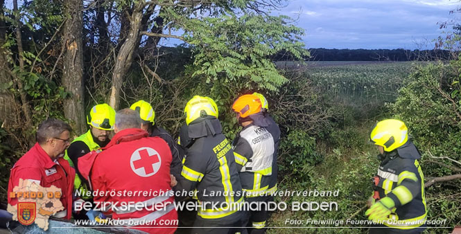20230830 Verkehrsunfall auf der L157 Tattendorf - Oeynhausen  Foto: Freiwillige Feuerwehr Oberwaltersdorf