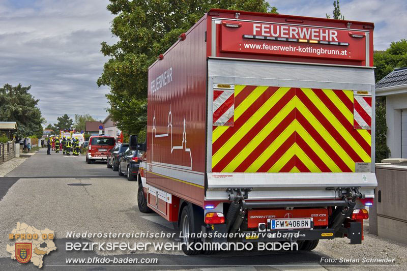 20240707_Wohnungsbrand in Kottingbrunn Foto: Stefan Schneider BFKDO BADEN