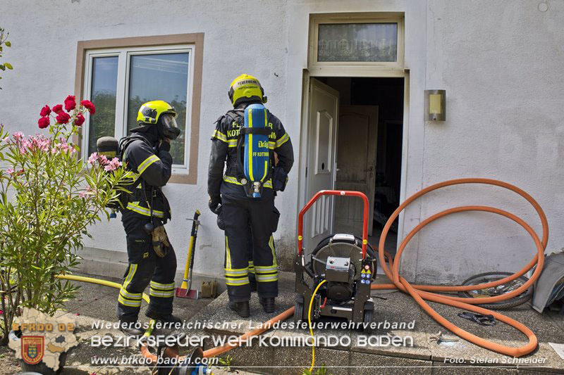 20240707_Wohnungsbrand in Kottingbrunn Foto: Stefan Schneider BFKDO BADEN