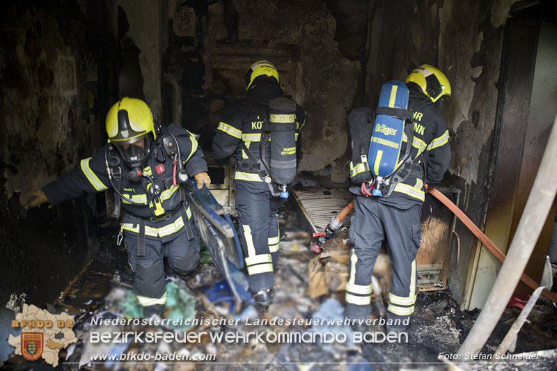 20240707_Wohnungsbrand in Kottingbrunn Foto: Stefan Schneider BFKDO BADEN