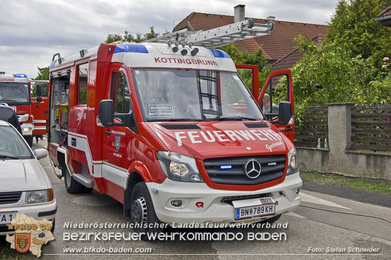 20240707_Wohnungsbrand in Kottingbrunn Foto: Stefan Schneider BFKDO BADEN