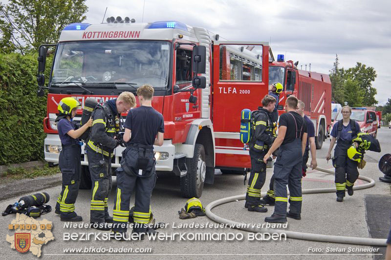 20240707_Wohnungsbrand in Kottingbrunn Foto: Stefan Schneider BFKDO BADEN