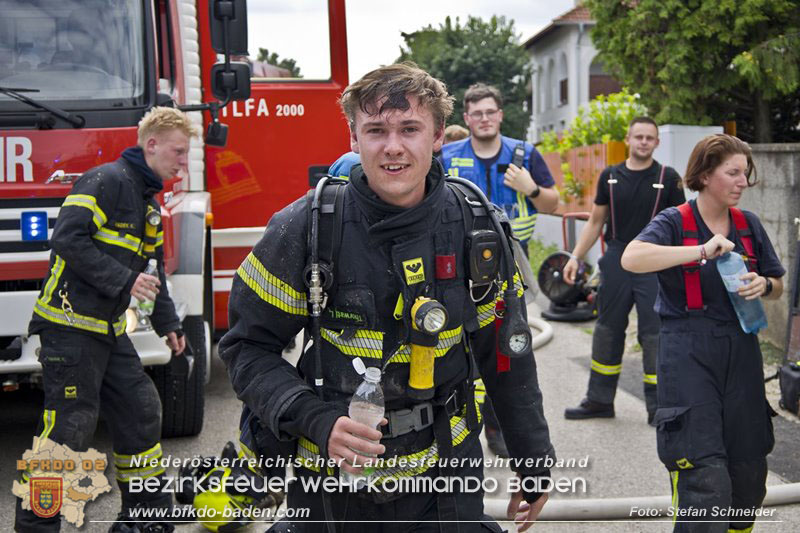 20240707_Wohnungsbrand in Kottingbrunn Foto: Stefan Schneider BFKDO BADEN