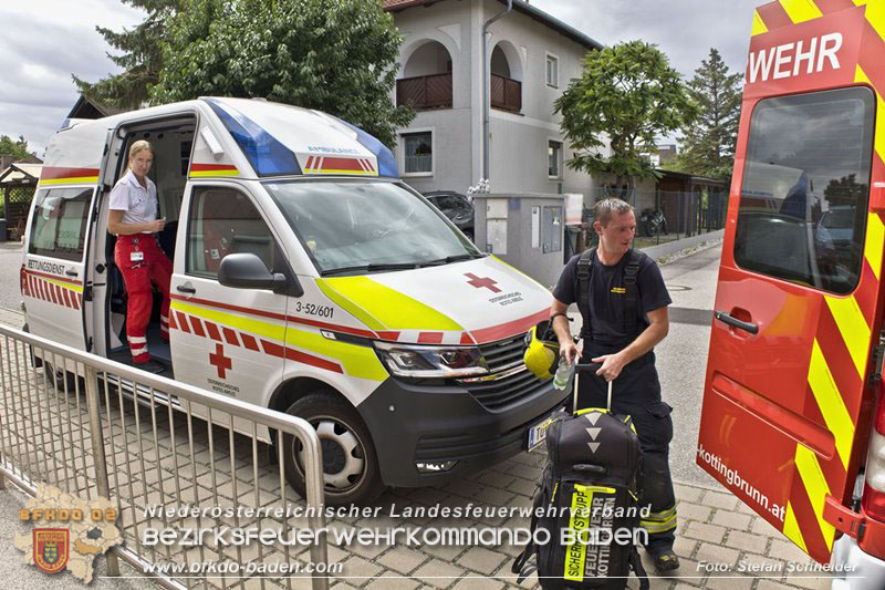 20240707_Wohnungsbrand in Kottingbrunn Foto: Stefan Schneider BFKDO BADEN