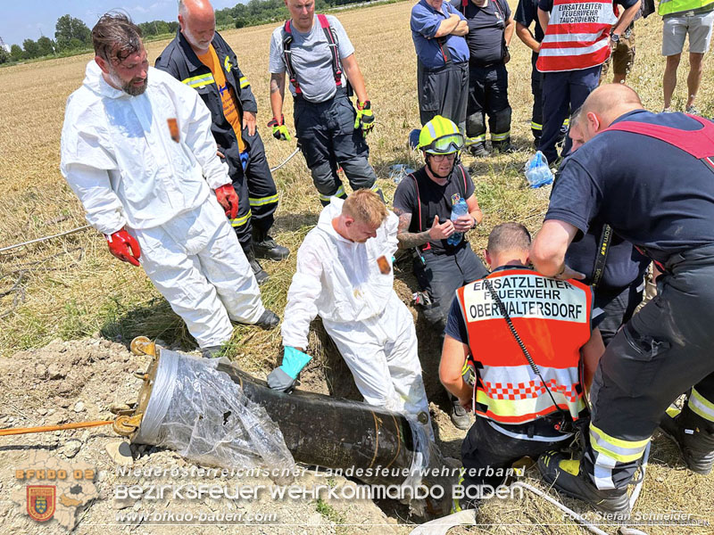 20240710_Aufwendige Menschenrettung aus Kanalsystem in Oberwaltersdorf  Foto: Stefan Schneider BFKDO BADEN