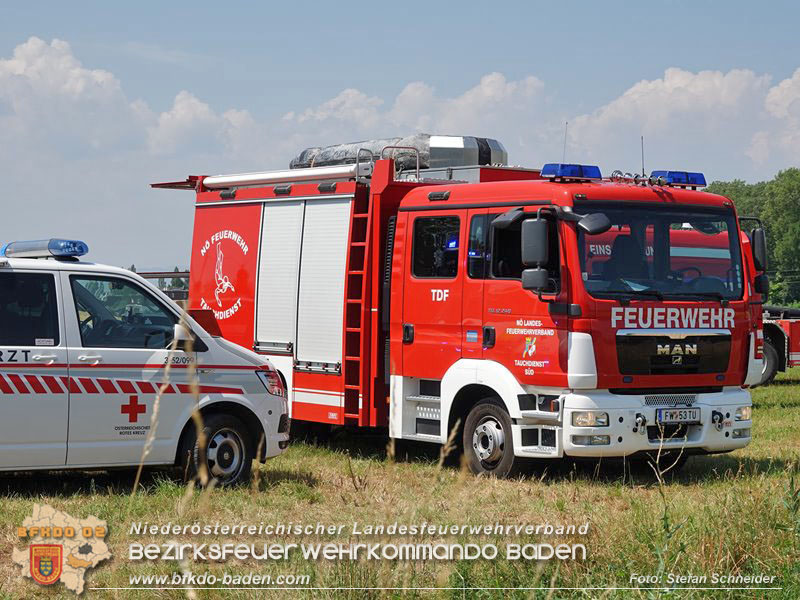 20240710_Aufwendige Menschenrettung aus Kanalsystem in Oberwaltersdorf  Foto: Stefan Schneider BFKDO BADEN