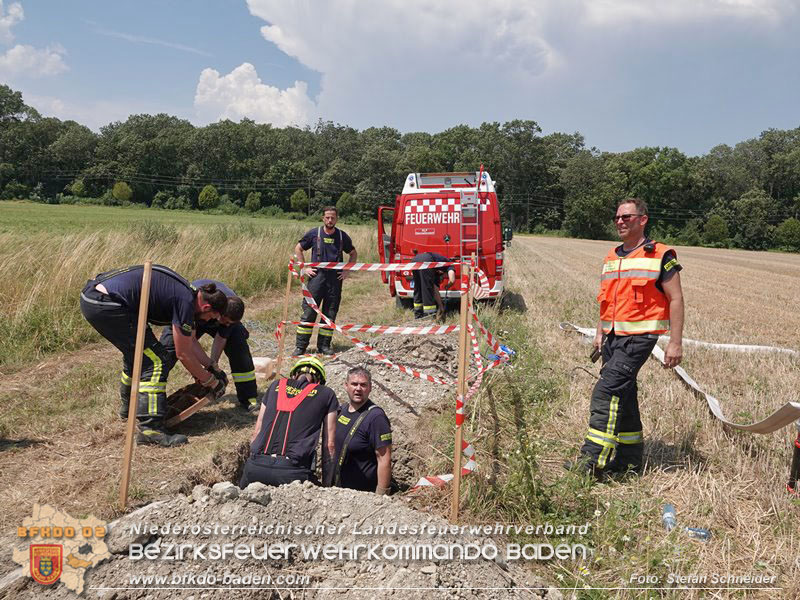 20240710_Aufwendige Menschenrettung aus Kanalsystem in Oberwaltersdorf Foto: Stefan Schneider BFKDO BADEN