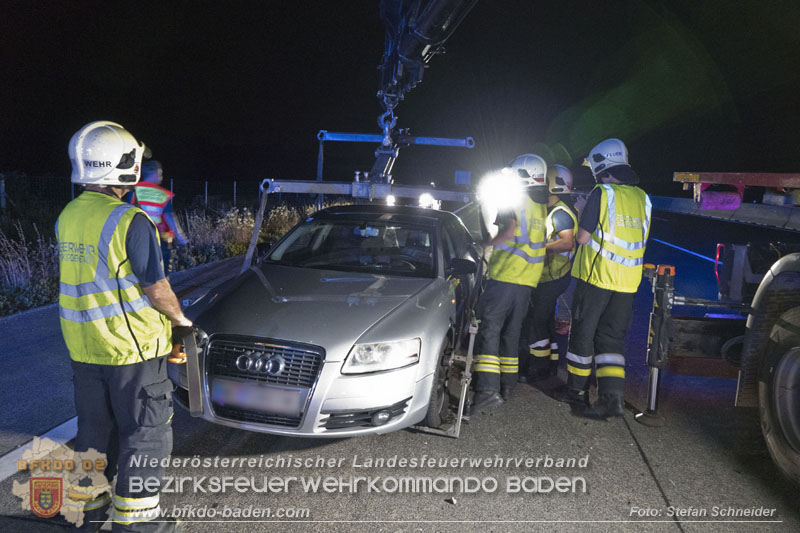 20240715_Verkehrsunfall auf der A2 - Bus gegen PKW  Foto: Stefan Schneider BFKDO BADEN