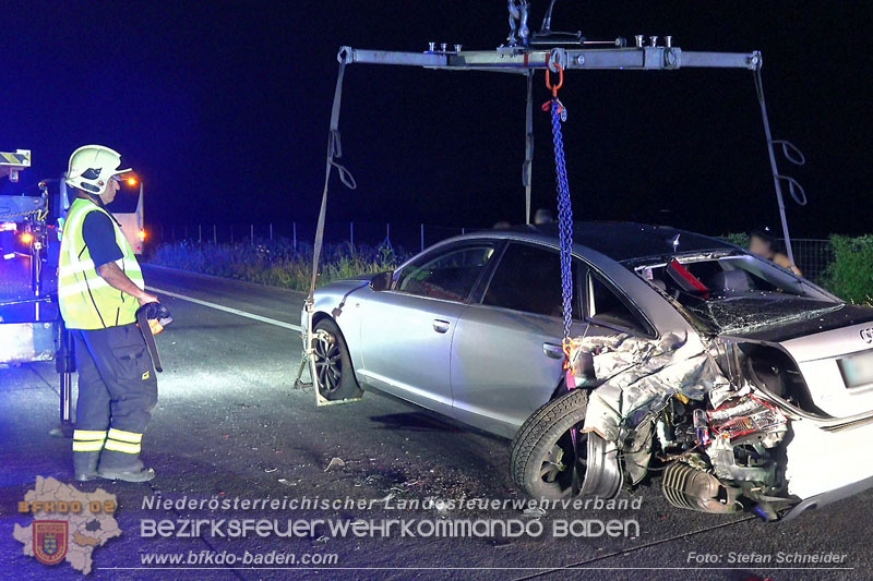 20240715_Verkehrsunfall auf der A2 - Bus gegen PKW  Foto: Stefan Schneider BFKDO BADEN