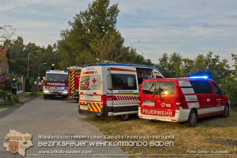 20240719_Brand bei einem Einfamilienhaus in der Badener Haidhofsiedlung   Foto: Stefan Schneider BFKDO BADEN