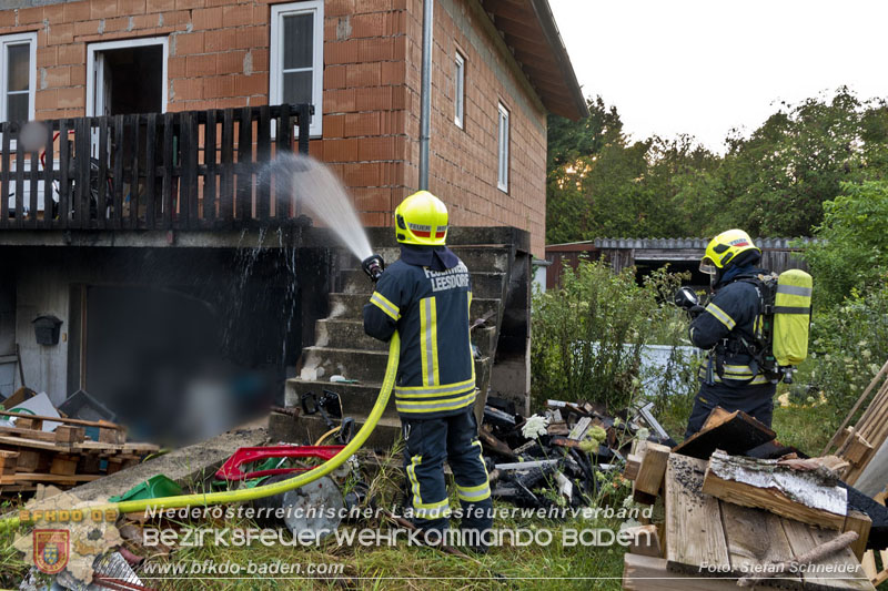 20240719_Brand bei einem Einfamilienhaus in der Badener Haidhofsiedlung   Foto: Stefan Schneider BFKDO BADEN