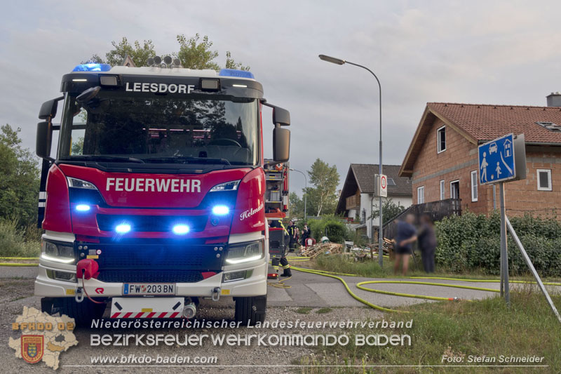 20240719_Brand bei einem Einfamilienhaus in der Badener Haidhofsiedlung   Foto: Stefan Schneider BFKDO BADEN