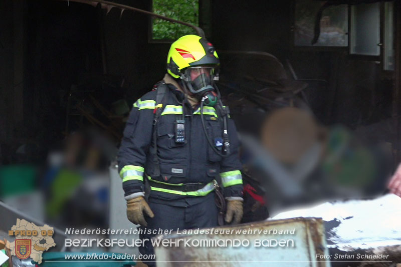 20240719_Brand bei einem Einfamilienhaus in der Badener Haidhofsiedlung   Foto: Stefan Schneider BFKDO BADEN