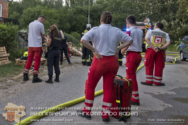 20240719_Brand bei einem Einfamilienhaus in der Badener Haidhofsiedlung Foto: Stefan Schneider BFKDO BADEN