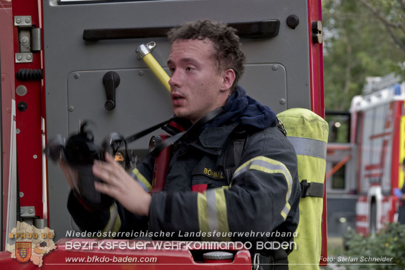 20240719_Brand bei einem Einfamilienhaus in der Badener Haidhofsiedlung Foto: Stefan Schneider BFKDO BADEN