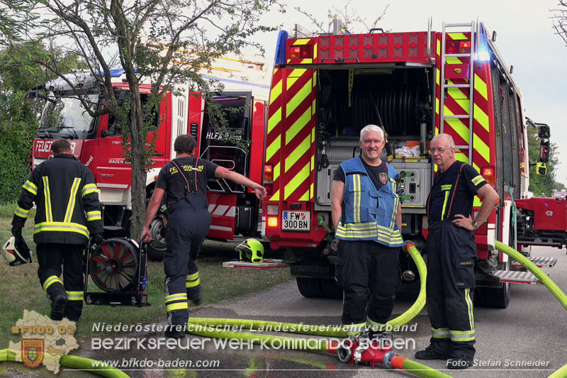 20240719_Brand bei einem Einfamilienhaus in der Badener Haidhofsiedlung Foto: Stefan Schneider BFKDO BADEN