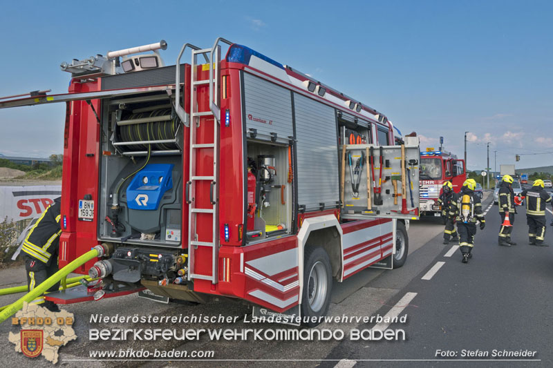 20240722_Abschleppfahrzeug geriet in Brand auf der LB210 Tribuswinkel-Oeynhausen Foto: Stefan Schneider BFKDO BADEN