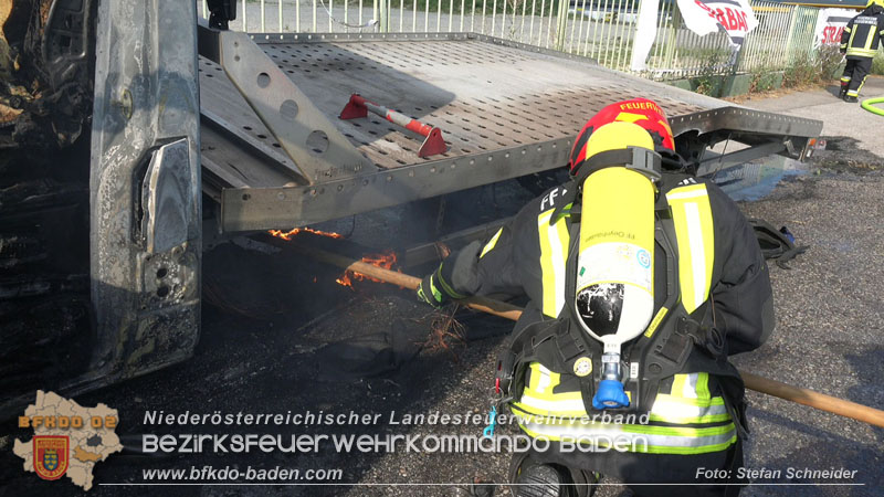 20240722_Abschleppfahrzeug geriet in Brand auf der LB210 Tribuswinkel-Oeynhausen Foto: Stefan Schneider BFKDO BADEN