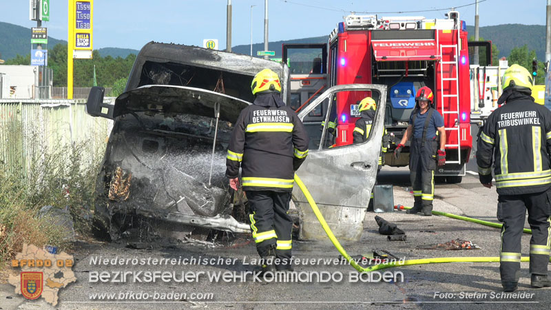 20240722_Abschleppfahrzeug geriet in Brand auf der LB210 Tribuswinkel-Oeynhausen Foto: Stefan Schneider BFKDO BADEN