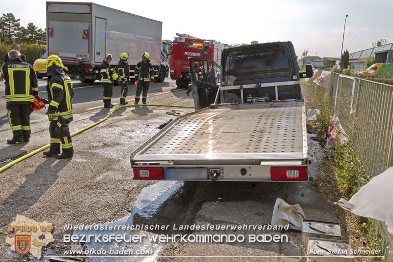 20240722_Abschleppfahrzeug geriet in Brand auf der LB210 Tribuswinkel-Oeynhausen Foto: Stefan Schneider BFKDO BADEN