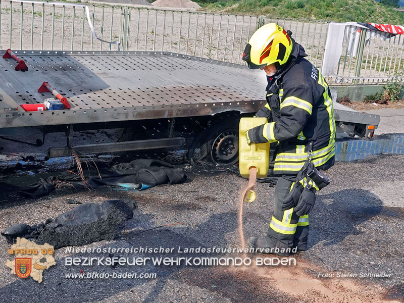 20240722_Abschleppfahrzeug geriet in Brand auf der LB210 Tribuswinkel-Oeynhausen Foto: Stefan Schneider BFKDO BADEN