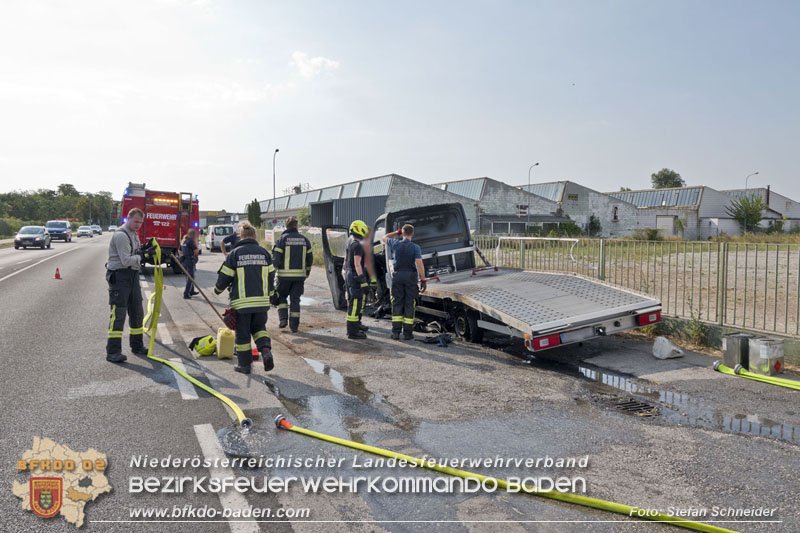 20240722_Abschleppfahrzeug geriet in Brand auf der LB210 Tribuswinkel-Oeynhausen Foto: Stefan Schneider BFKDO BADEN