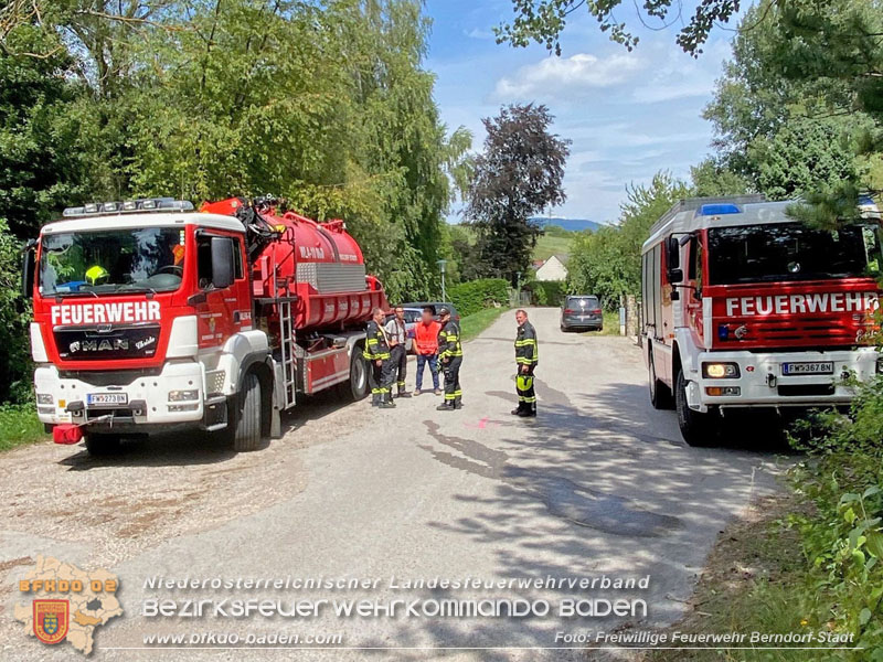 20240723_Waldbrand in Grillenberg noch rechtzeitig entdeckt Foto: Freiwillige Feuerwehr Berndorf-Stadt