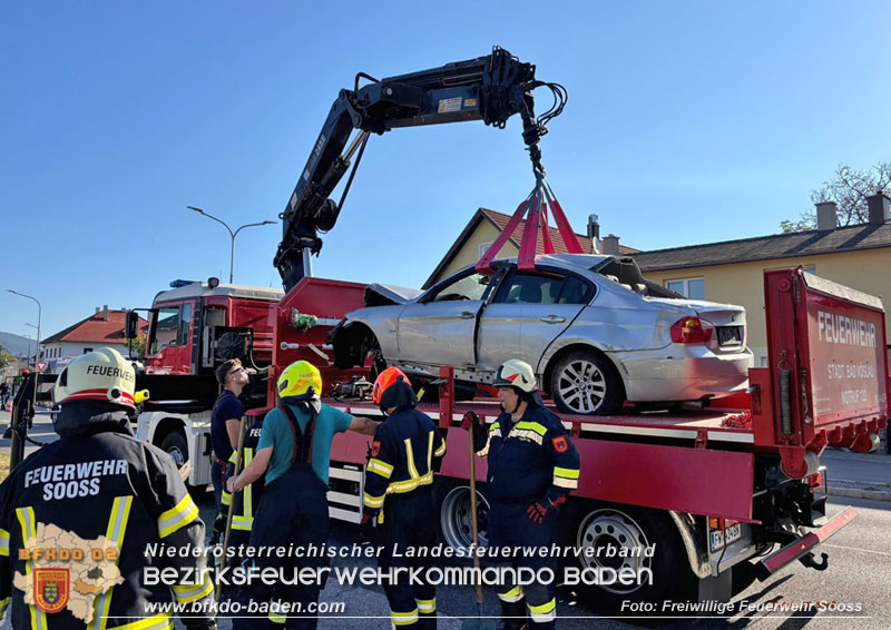 20240811_Fahrzeugüberschlag im Ortsgebiet von Sooss  Foto: Freiwillige Feuerwehr Sooss