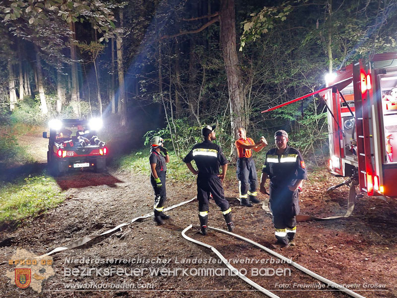 20240818_Waldbrand am Manhartsberg" in der Gemeinde Bad Vslau im Ortsteil Gainfarn   Foto: Johannes Rauscher FF Groau