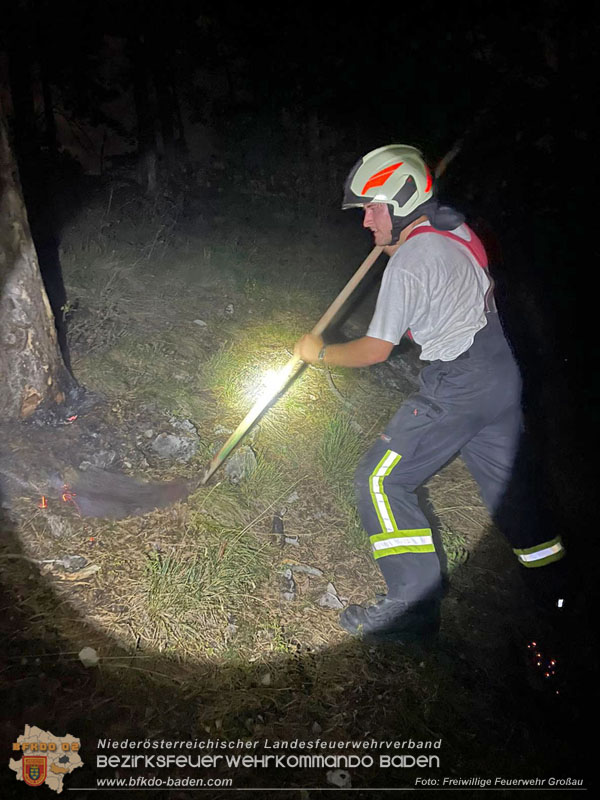 20240818_Waldbrand am Manhartsberg" in der Gemeinde Bad Vslau im Ortsteil Gainfarn   Foto: Johannes Rauscher FF Groau