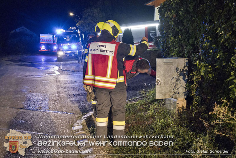 20240821_Verkehrsunfall Fahrzeugberschlag im Ortsgebiet St.Veit a.d.Triesting Foto: Stefan Schneider BFKDO BADEN