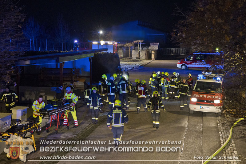 20241201_Mann stirbt bei verehrenden Wohnhausbrand in Landegg Gemeinde Pottendorf N  Foto: Stefan Schneider BFKDO BADEN