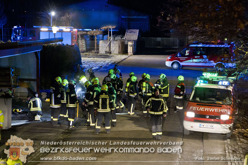 20241201_Mann stirbt bei verehrenden Wohnhausbrand in Landegg Gemeinde Pottendorf N  Foto: Stefan Schneider BFKDO BADEN