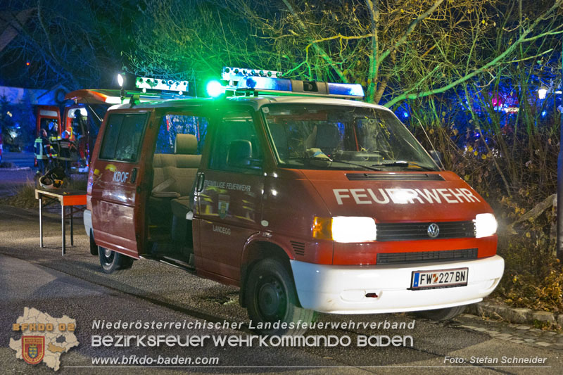 20241201_Mann stirbt bei verehrenden Wohnhausbrand in Landegg Gemeinde Pottendorf N  Foto: Stefan Schneider BFKDO BADEN