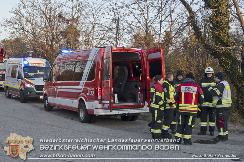 20241201_Mann stirbt bei verehrenden Wohnhausbrand in Landegg Gemeinde Pottendorf N Foto: Stefan Schneider BFKDO BADEN