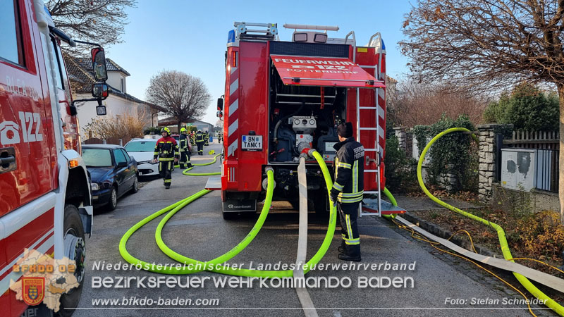 20241201_Mann stirbt bei verehrenden Wohnhausbrand in Landegg Gemeinde Pottendorf N Foto: Stefan Schneider BFKDO BADEN