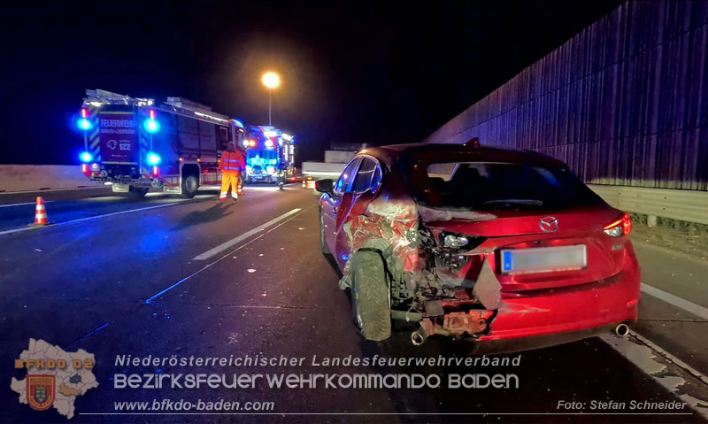 20241219_Personenrettung nach Verkehrsunfall auf der A2 bei Baden  Foto: Stefan Schneider BFKDO BADEN 