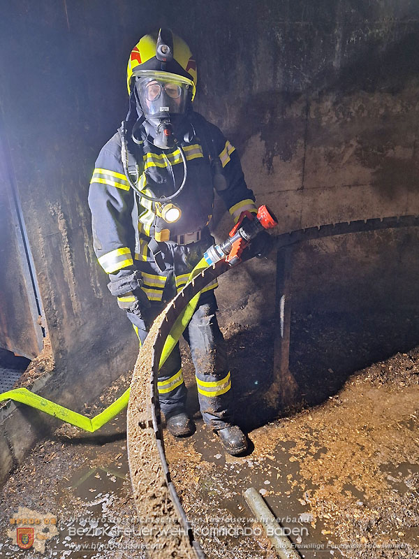 20241228_Stundenlanger Einsatz bei erneutem Silobrand im IZ Tribuswinkel   Foto: FF Tribuswinkel