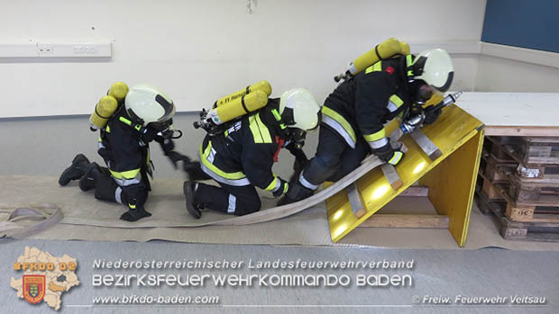 3 Feuerwehren die absolvierten Ausbildungsprüfung Atemschutz  Fotos: Klaus Plamberger und Harald Staudinger