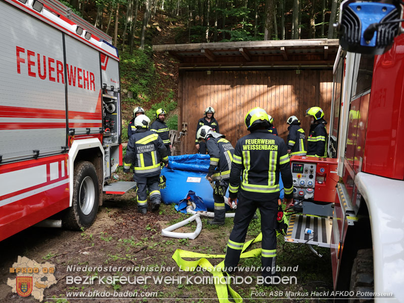 20240601 Abschnittsbung Waldbrand" 2024 in Furth-Pottenstein-Weissenbach  Foto: ASB Markus Hackl AFKDO Pottenstein