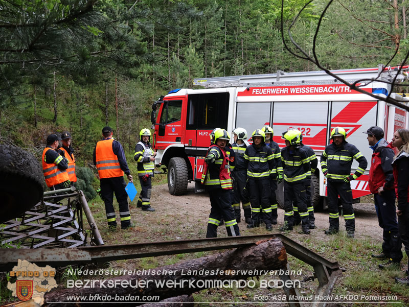 20240601 Abschnittsbung Waldbrand" 2024 in Furth-Pottenstein-Weissenbach  Foto: ASB Markus Hackl AFKDO Pottenstein