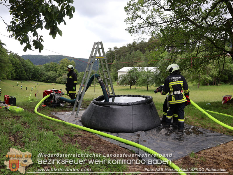 20240601 Abschnittsbung Waldbrand" 2024 in Furth-Pottenstein-Weissenbach  Foto: ASB Markus Hackl AFKDO Pottenstein