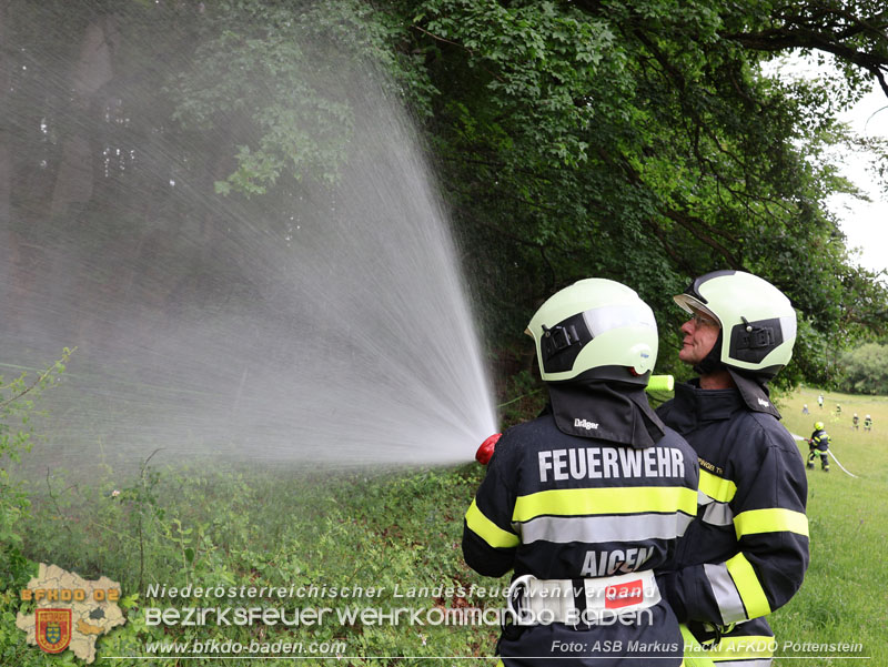 20240601 Abschnittsbung Waldbrand" 2024 in Furth-Pottenstein-Weissenbach  Foto: ASB Markus Hackl AFKDO Pottenstein